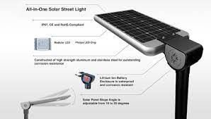 Btree LED Solar Street Light -12 W ar Li-ion akumulatoru un 20W Solar Panel- 广州纵横-第 2 组-杨惠萍